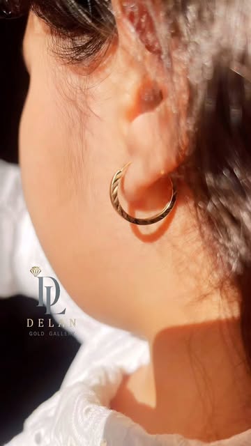 کوشواره زنانه شیاردار