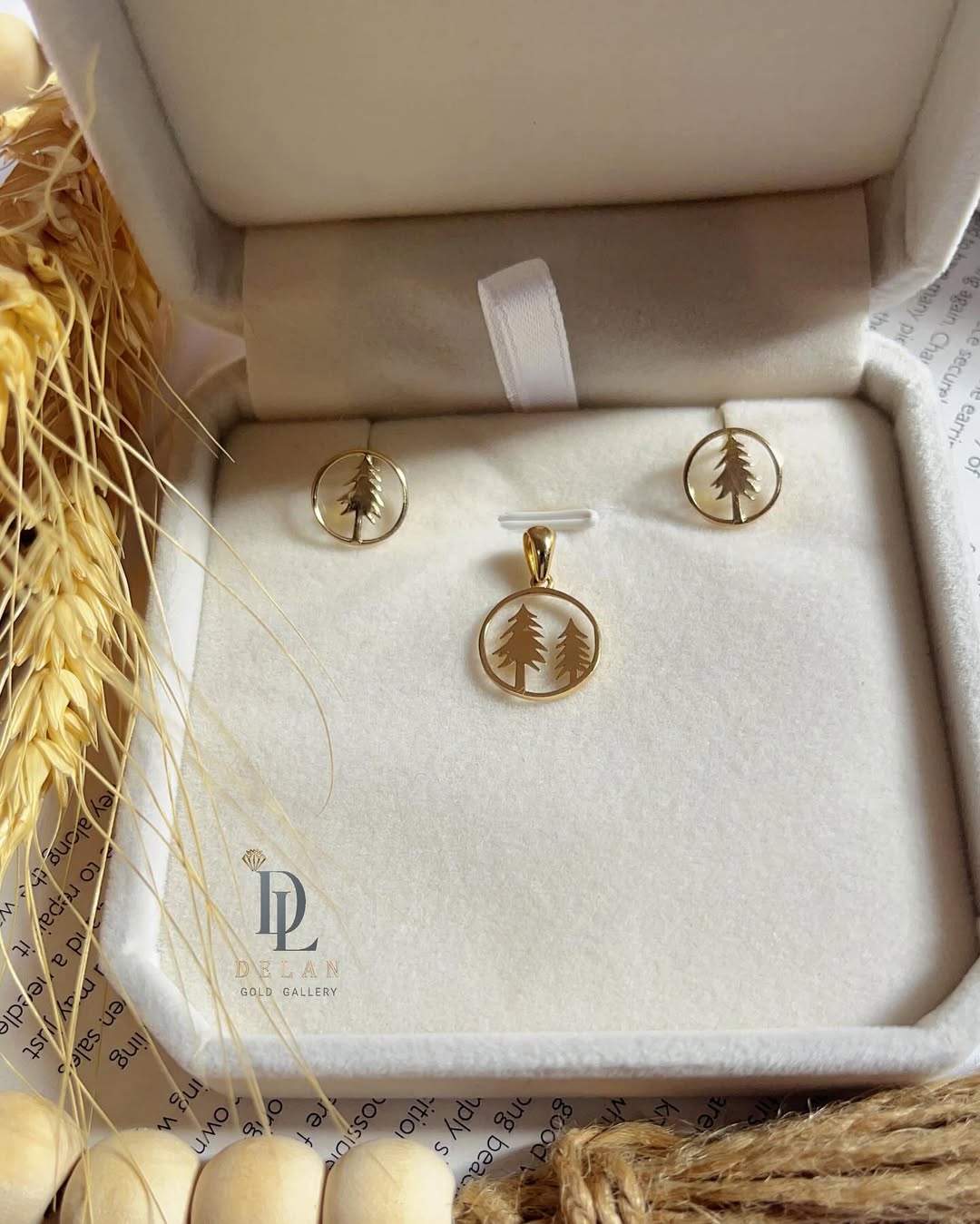 نیم ست طرح کاج